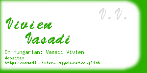 vivien vasadi business card